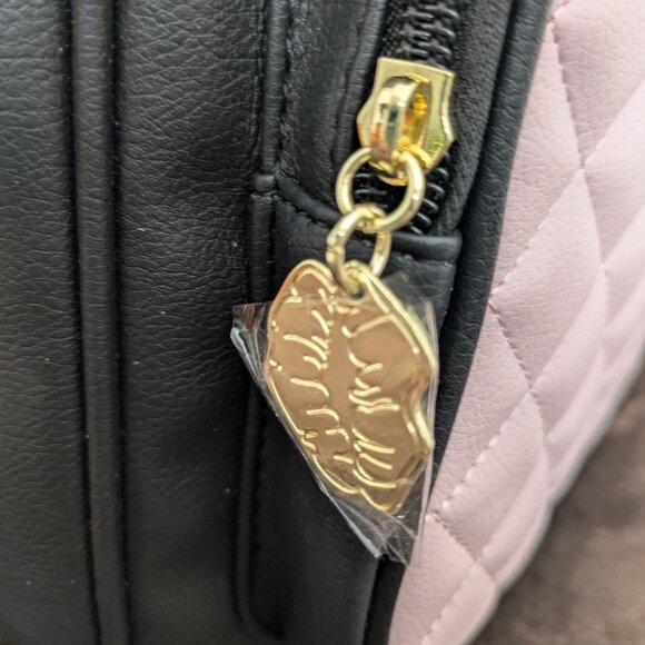 Betsy Johnson LUV Betsey Pink/Black LBADLEY Large Backpack - NWT - Picture 10 of 11